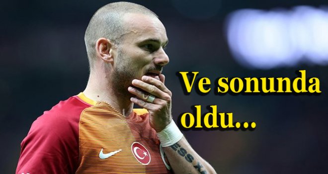 Galatasaray, Wesley Sneijder'i KAP'a bildirdi