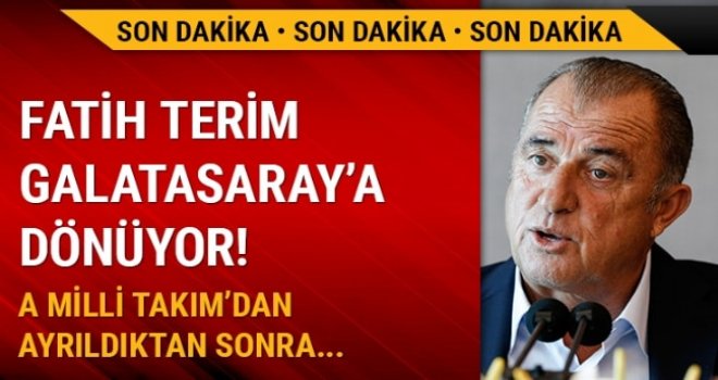 Galatasaray'da takımın başına Fatih Terim geldi iddiası