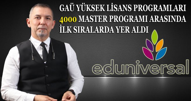 GAÜ İLK SIRALARDA YERİNİ ALDI