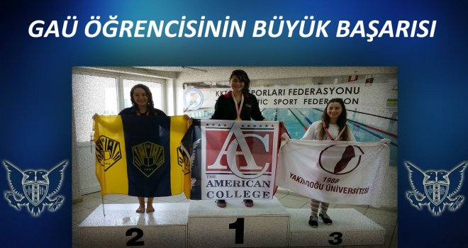 GAÜ ÖĞRENCİSİNDEN ÇİFTE REKOR