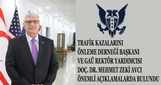 GAÜ REKTÖR YARDIMCISI AVCI ÖNEMLİ AÇIKLAMALARDA BULUNDU