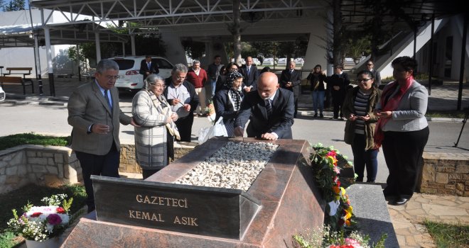 GAZETECİ KEMAL AŞIK, ÖLÜMÜNÜN 29. YIL DÖNÜMÜNDE ANILDI