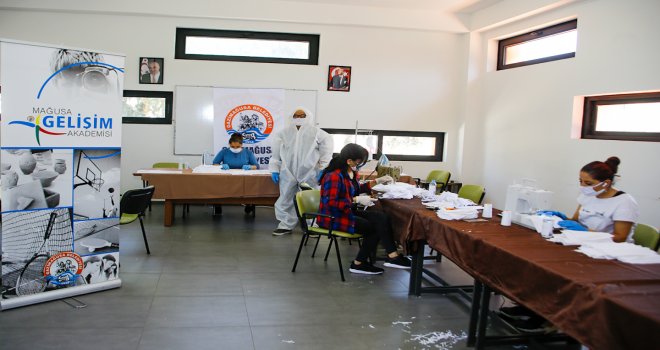 Gazimağusa Belediyesi, Maskeden sonra tulum da üretiyorlar