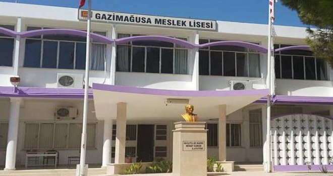 GAZİMAĞUSA MESLEK LİSESİ’NDE YANGIN