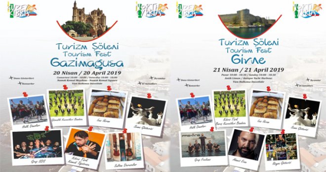 Gazimağusa ve Girne’de ”Turizm Şöleni” düzenleniyor
