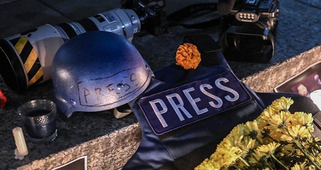 Gazze'de 7 Ekim'den bu yana ölen gazeteci sayısı 152'ye yükseldi
