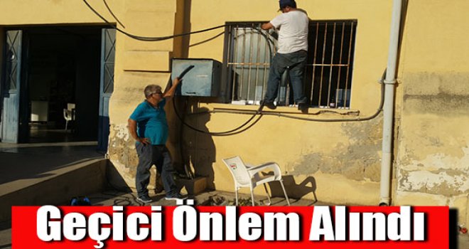 Geçici önlem alındı