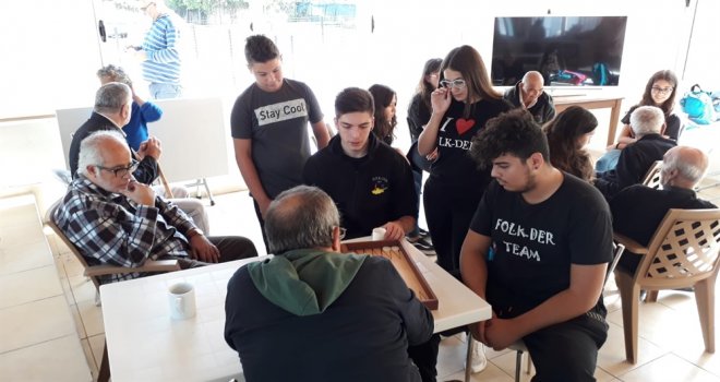 GENÇ FOLK-DER, LAPTA HUZUREVİ'Nİ ZİYARET ETTİ