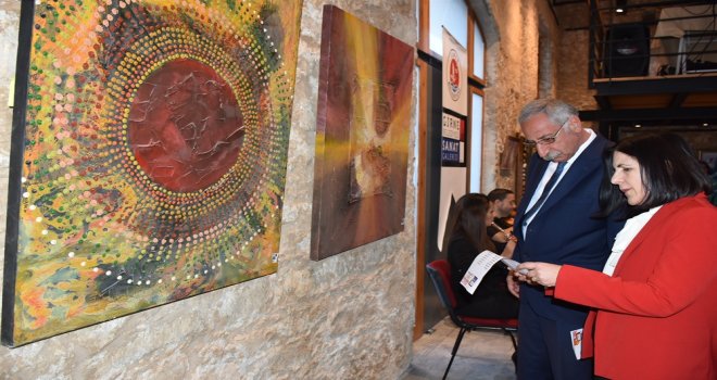 GİRNE BELEDİYESİ SANAT GALERİSİ DÜZENLENEN TÖRENLE HİZMETE GİRDİ