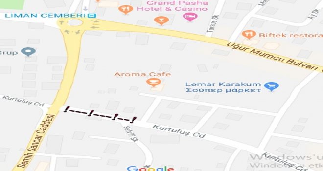 GİRNE’DE KURTULUŞ CADDESİ’NİN BİR KISMI TRAFİĞE KAPATILACAK