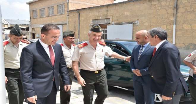 GKK KOMUTANI TUĞGENERAL ALGAN BAKAN ŞAHALİ’Yİ ZİYARET ETTİ..