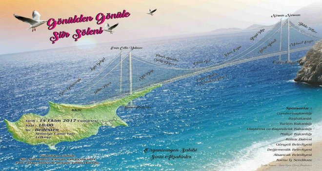 “GÖNÜLDEN GÖNÜLE ŞİİR ŞÖLENİ” 14 EKİM’DE BEDESTEN’DE..