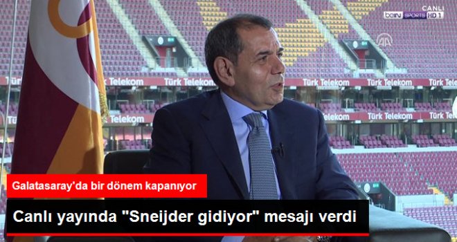 G.Saray Başkanı Dursun Özbek: Sneijder'in Kendi Kariyeriyle İlgili Planları Var