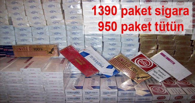 Gümrüksüz Sigara Operasyonu