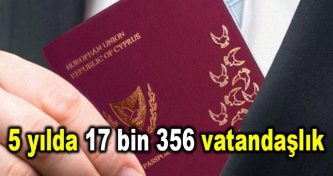 Güney Kıbrıs 5 yılda 17 bin 356 vatandaşlık verdi