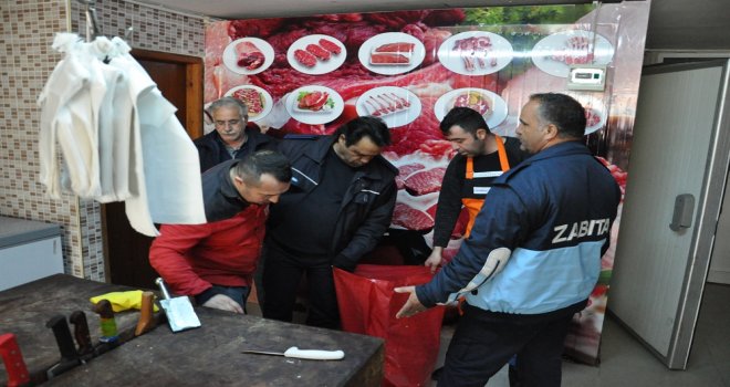 GÜZELYURT BELEDİYESİ SAĞLIK BAKANLIĞI İLE BİRLİKTE KASAPLARI DENETLEDİ