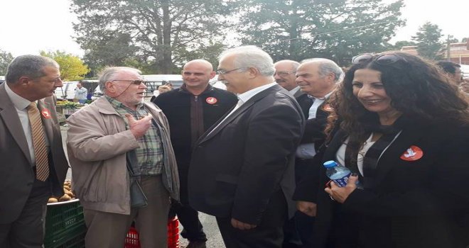 GÜZELYURT VE LEFKE MİLLETVEKİLİ ADAYLARI, HALKLA BİR ARAYA GELDİ