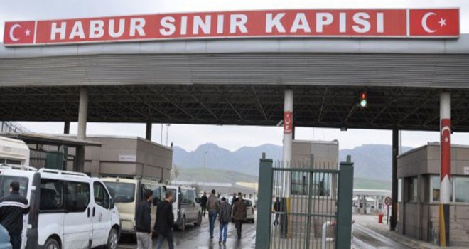 Habur Sınır Kapısı kapatıldı