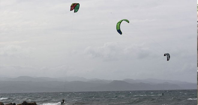 Hafta sonu Kitesurf keyfi   