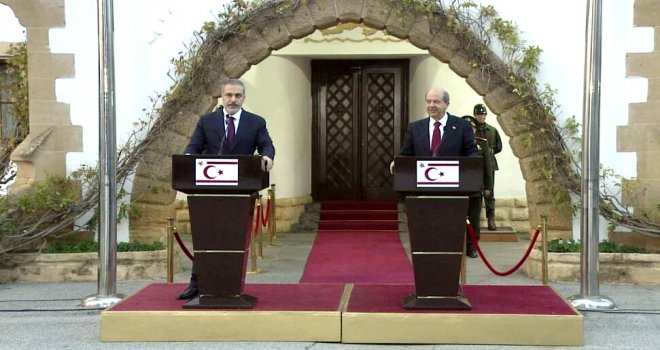 Hakan Fidan: Kıbrıs Türkü'nün üzerindeki izolasyonlar insanlık suçudur
