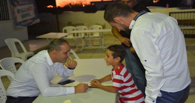Harmancı Haspolat'ı ziyaret etti