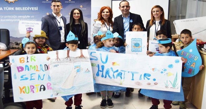 Harmancı'dan çocuklara su konusunda ders