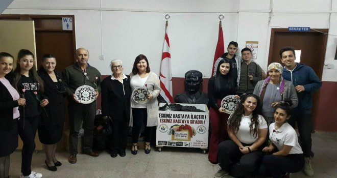 HASPOLAT MESLEK LİSESİ’NDEN KANSER HASTALARINA DESTEK