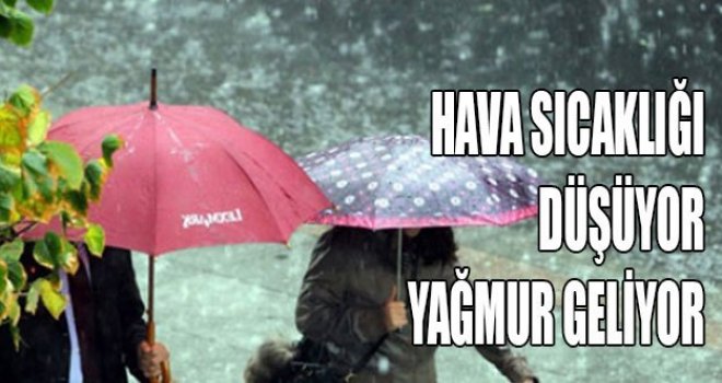 HAVA SICAKLIĞI  CUMA GÜNÜ YAKLAŞIK 7 DERECE DÜŞECEK 