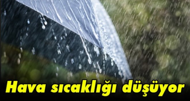 Hava sıcaklığı düşüyor