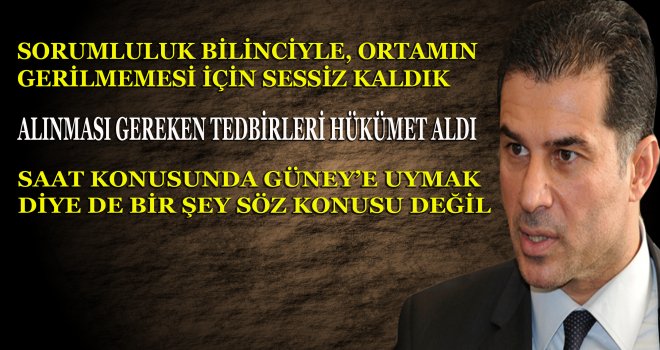 HER AYAKLANANA İSTİFA VERİLİRSE ÜLKEYİ YÖNETİLEMEZ