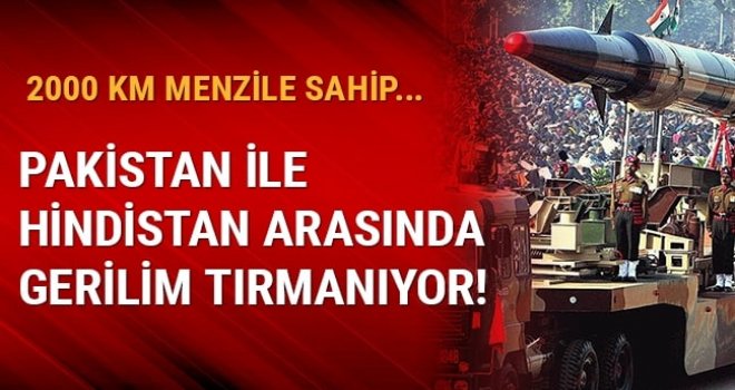 Hindistan 2 bin km menzilli füzeyi test etti