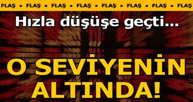 HIZLI DÜŞÜŞ DEVAM EDİYOR