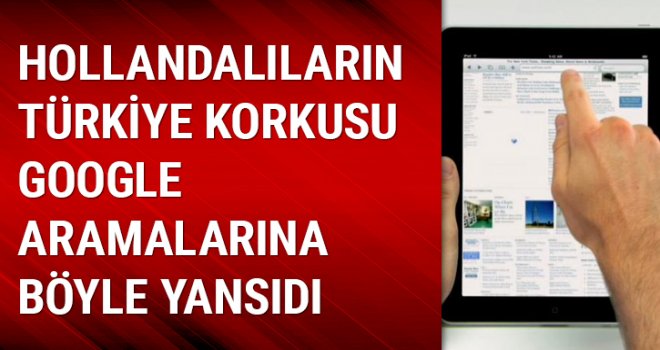 Hollandalılar Google'da bunları aradı