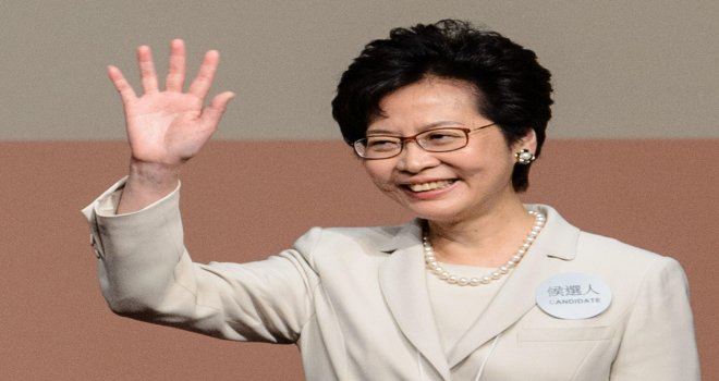 HONG KONG'UN YENİ LİDERİ LAM GÖREVE BAŞLADI 