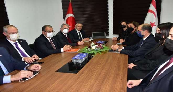 HÜKÜMET KURMA ÇALIŞMALARI DEVAM EDİYOR…UBP HP’Yİ ZİYARET ETTİ