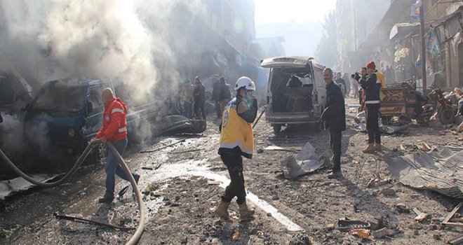 İdlib’e yoğun hava saldırıları devam ediyor