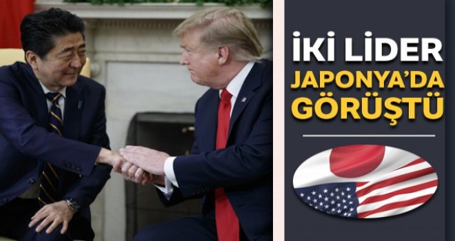 İki lider Japonya’da bir araya geldi