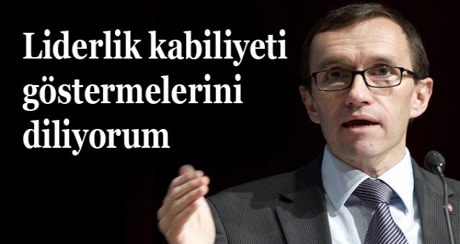 İki liderin ilişkilerini düzeltemem