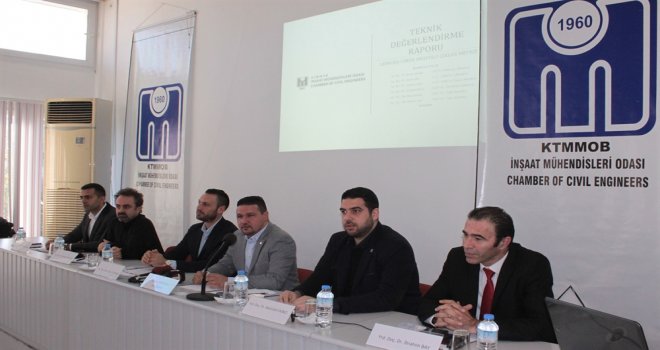 İMO CİKLOS MEVKİİNDEKİ SU TAŞKINIYLA İLGİLİ BASIN TOPLANTISI DÜZENLEDİ...