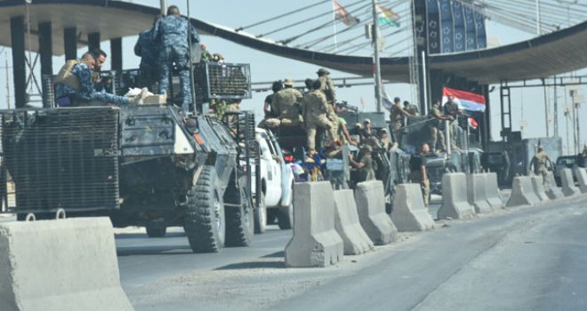 IRAK TERÖRLE MÜCADELE GÜCÜ KERKÜK'TEKİ KEYVAN ASKERİ ÜSSÜ'NDE KONTROLÜ SAĞLADI
