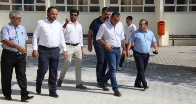 İskele belediyesi okullar için çalışıyor