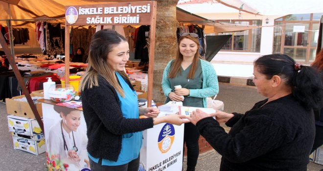 İSKELE BELEDİYESİ SAĞLIK BİRİMİ ÇALIŞMALARINI SÜRDÜRÜYOR