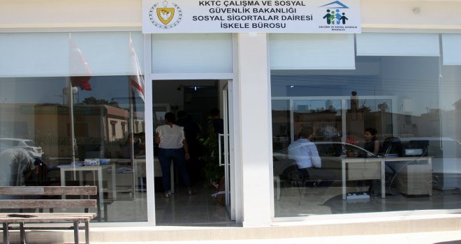 İSKELE’DE SOSYAL SİGORTA VE ÇALIŞMA DAİRELERİ YENİ BİNAYA TAŞINDI