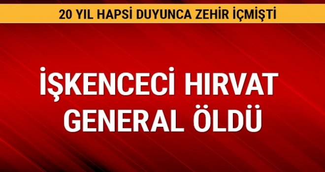 İşkenceci general cezasını duyunca mahkemede zehir içti