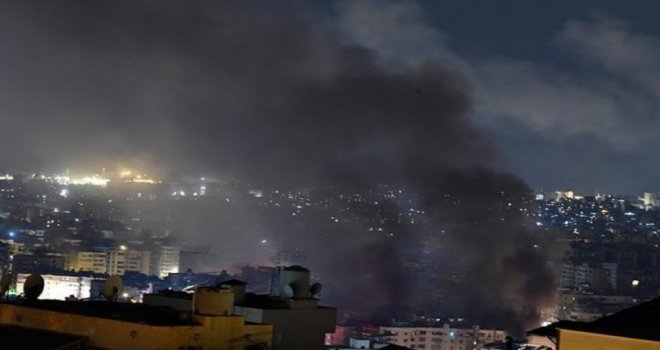 İsrail ordusu, Beyrut'un Dahiye bölgesine yoğun hava saldırıları düzenledi