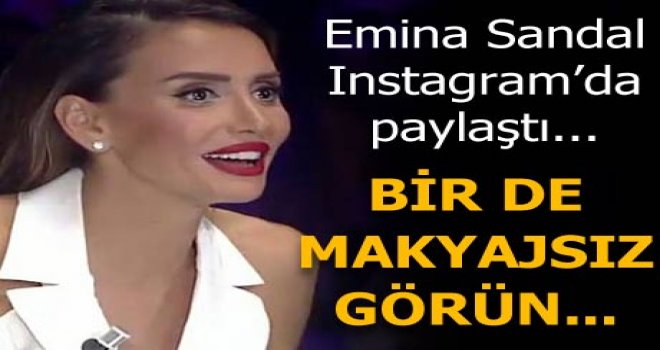 İşte makyajsız ünlü