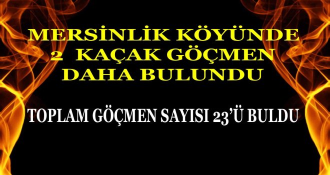 Kaçak göçmen sayısı 23'ü buldu...