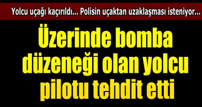KAÇIRILAN UÇAK KIBRIS'A İNDİ