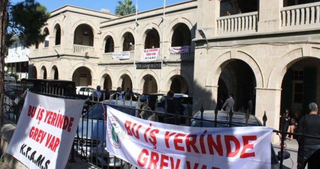 KAMU-İŞ VE KTAMS YARIN GİRNE KAZA MAHKEMESİ’NDE GREV YAPACAK