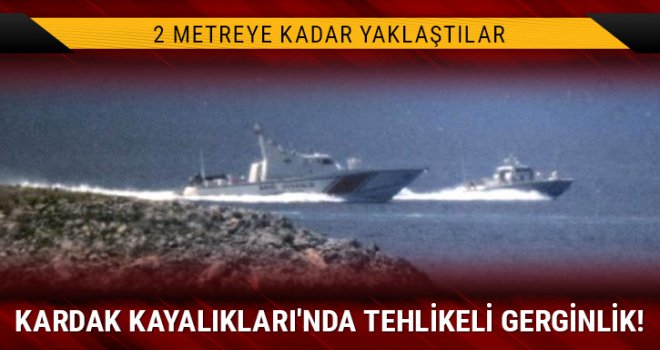 Kardak Kayalıkları'nda gerginlik